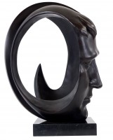 Contemporary Art Bronze Sculpture - Two Souls - signed M. Klein
