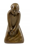 Modern Art Bronze - The Doubter - 1931, signed Ernst Barlach