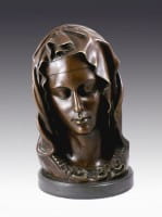 Michelangelo - Madonna Della Pieta - bronze sculpture bust