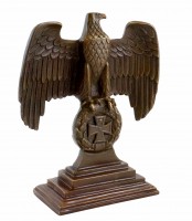 Imperial Eagle on an Iron Cross - First World War - Real Bronze