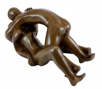 Cubist Bronze Sculpture - Lovers 1913-1914 - Otto Gutfreund