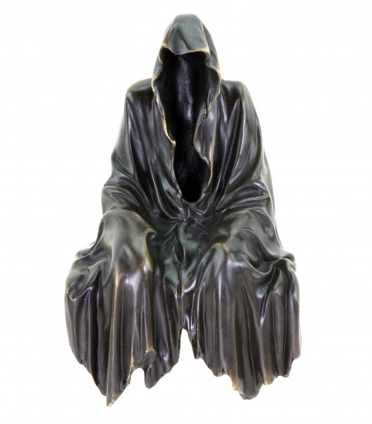 Limited Bronze Shelf Sitter - black Ghost - Gothic Figurine - Dark