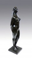 Modern Art Sculpture - Standing Female Nude - after G. Lachaise