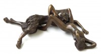 Erotic Vienna Bronze, Faun having oral sex with woman, 2 parts