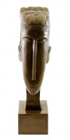 Bronze Statue - Woman's Head (1912) - Amedeo Modigliani