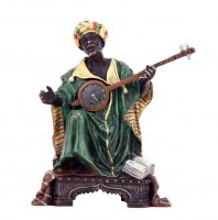 Vienna Bronze - Arabian with Lute - Arabian Musician - Bergmann-Stamp Vienna Bronze - Arabian with Lute - Arabian Musician - Bergmann-Stamp