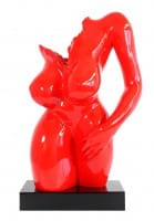 Erotic Female Nude - Red Seduction - Fiberglass - M. Klein