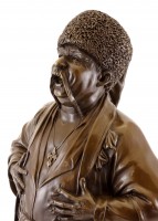 Russian Cossack - Bronze Figure - Eugene Lanceray - Real Bronze
