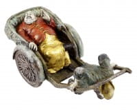 The Chinese Coachman - Hand-painted Bronze Figure - Milo