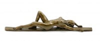 Erotic Sculpture - Bondage Girl on Stake - signed J. Patoue