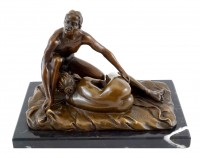 Blow Job / Sex Scene - Erotic bronze figure - 2-piece - M. Nick