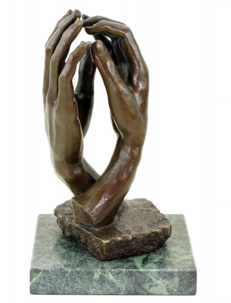 The Cathedral (1908) - Bronze Sculpture by Auguste Rodin - Hands