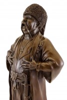 Russian Cossack - Bronze Figure - Eugene Lanceray - Real Bronze