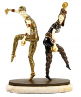 Art Deco Sculpture - Harlequin Dancer - signed Chiparus