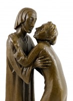 Modern Bronze Statue - The Reunion - 1930 - Ernst Barlach