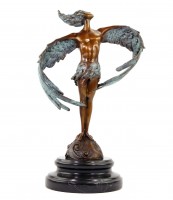 Contemporary Bronze Statue - Icarus´20 - signed Martin Klein