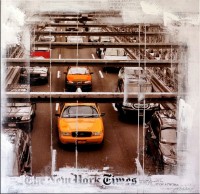 New York Traffic - Acrylic Oil Painting - Martin Klein