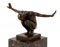 Bronze Figure - Mr. Universe - signed - Milo