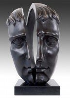 Contemporary Art Bronze Sculpture - Two Souls - signed M. Klein