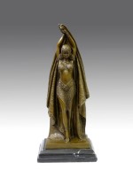 Art Deco Bronze Dancer by D.H. Chiparus - Antinea