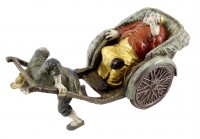 The Chinese Coachman - Hand-painted Bronze Figure - Milo