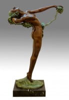 Large bronze sculpture - The Vine (1921) - Harriet Frishmuth