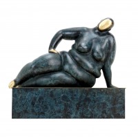 Reclining Bulky Erotic Nude - Lady Rosanna - Martin Klein - Limited