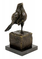 Bronze Sculpture on Marble - Proud Bird - Rembrandt Bugatti