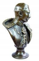 William II. - German Emperor bronze bust signed
