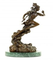 Hermes - God Statue - Signed Giambologna - Mythological Sculpture