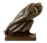 Bronze sculpture - The Refugee (1920) - Ernst Barlach
