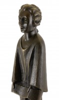 Bronze Sculpture - The Singer (1931) - sign. Ernst Barlach