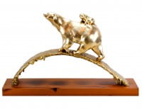 Polar Bear With Baby - Limited Bronze - Animal Figurine - M. Klein Polar Bear With Baby - Limited Bronze - Animal Figurine - M. Klein