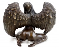 Erotic Angel Statue - Female Nude - Angel Sculpture - Patoue