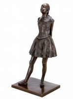 Little Fourteen Year Old Dancer - Bronze Sculpture - Edgar Degas