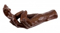 Bronze Sculpture - Auguste Rodin - The Hand of God (1917) - sign