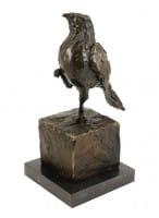 Bronze Sculpture on Marble - Proud Bird - Rembrandt Bugatti