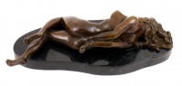 Erotic Bronze Figurine - Bondage Girl Loreena