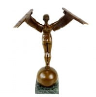 Icarus Art Deco Bronze Sculpture - Signed Gennarelli