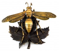 Contemporary Animal Sculpture - Wasp / Bee / Hornet - Sign. Milo