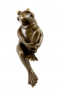 Vienna Bronze Funny Figure - Sitting Frog - Bergmann Vienna