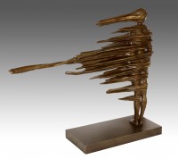 Contemporary Art Bronze Sculpture - Unwavering - Martin Klein