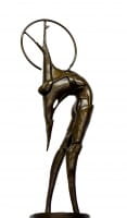 Abstract Bronze Art Marksman / Sagittarius, sign. U. Boccioni
