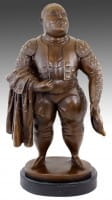 Contemporary Art Bronze Statue - Botero Torero - Bull Fighter