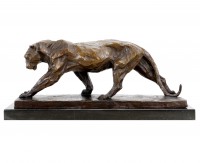 Animal Sculpture - Walking Panther (1904) - Bugatti - Bronze Figurine Animal Sculpture - Walking Panther (1904) - Bugatti - Bronze Figurine
