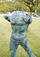 Large Sculpture Bronze - The Walking Man - 1900, signed A. Rodin