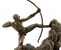 Bronze Sculpture - Heracles the Archer (Bourdelle) - sign. Juno