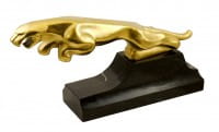 Iconic Radiator Mascot of Jaguar Brand - Leaper - Real Bronze