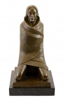 Bronze figure - The Ascetic / Praying Man (1925) Ernst Barlach