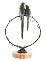 Limited Animal Sculpture - Pa(i)rrot - signed Milo – Bronze Statue